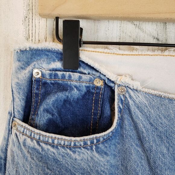 ASOS Raw Edge Low Rise Jeans Sz 28 - Picture 6 of 10